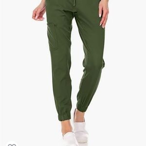 Olive scrubs (bottom and top)